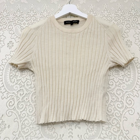 Proenza Schouler Ribbed Wool Crop Top - Picture 1 of 10